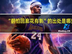 “翻怕回廊花有影”的出处是哪里