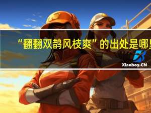 “翻翻双鹊风枝爽”的出处是哪里