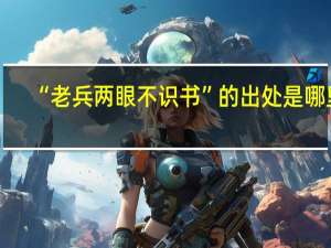“老兵两眼不识书”的出处是哪里