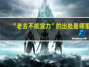 “老去不能宣力”的出处是哪里