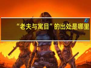 “老夫与寓目”的出处是哪里