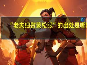 “老夫细熨蒙松眼”的出处是哪里