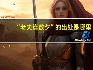 “老夫连数夕”的出处是哪里