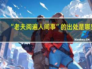 “老夫阅遍人间事”的出处是哪里