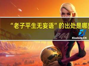 “老子平生无妄语”的出处是哪里