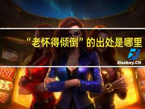 “老怀得倾倒”的出处是哪里