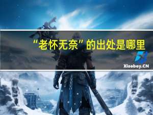 “老怀无奈”的出处是哪里