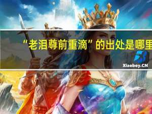 “老泪尊前重滴”的出处是哪里