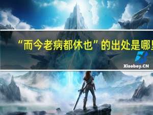 “而今老病都休也”的出处是哪里