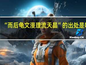 “而后龟文漫理流天晶”的出处是哪里