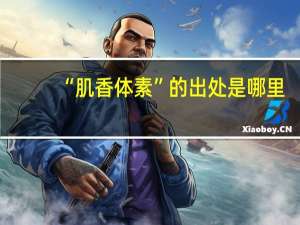 “肌香体素”的出处是哪里