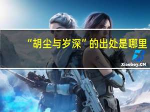 “胡尘与岁深”的出处是哪里