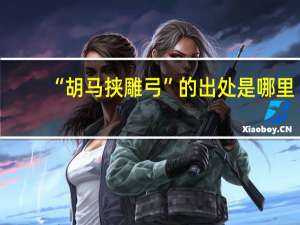 “胡马挟雕弓”的出处是哪里