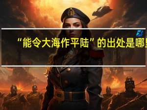 “能令大海作平陆”的出处是哪里
