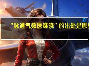 “脉通气数医难晓”的出处是哪里