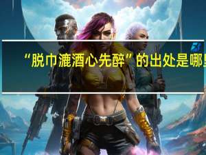 “脱巾漉酒心先醉”的出处是哪里