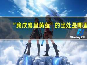 “腌成饔里黄薤”的出处是哪里