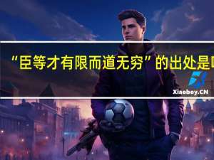 “臣等才有限而道无穷”的出处是哪里