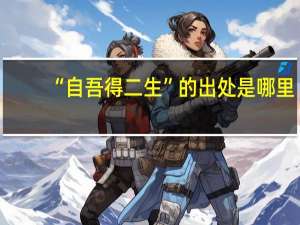 “自吾得二生”的出处是哪里