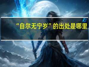 “自尔无宁岁”的出处是哪里
