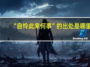 “自怜此来何事”的出处是哪里