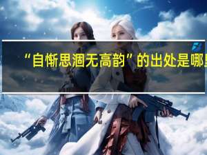 “自惭思涸无高韵”的出处是哪里