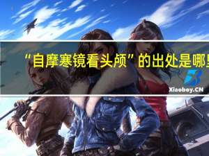 “自摩寒镜看头颅”的出处是哪里