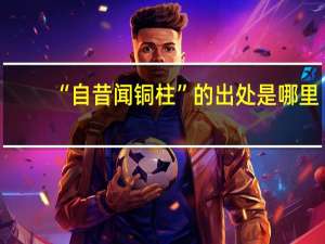 “自昔闻铜柱”的出处是哪里