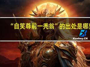 “自笑尊前一秃翁”的出处是哪里