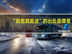 “自觉洞庭波”的出处是哪里