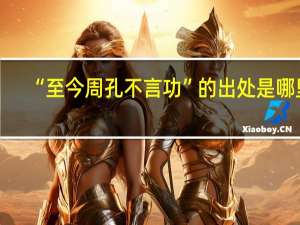 “至今周孔不言功”的出处是哪里