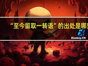 “至今留取一转语”的出处是哪里