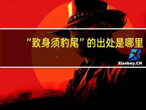 “致身须豹尾”的出处是哪里