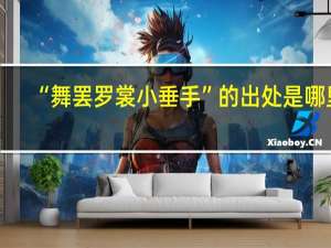 “舞罢罗裳小垂手”的出处是哪里