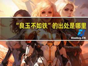 “良玉不如铁”的出处是哪里