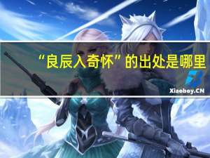“良辰入奇怀”的出处是哪里