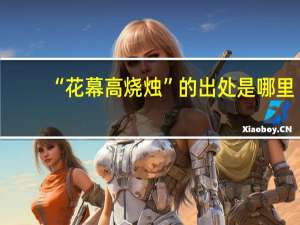 “花幕高烧烛”的出处是哪里