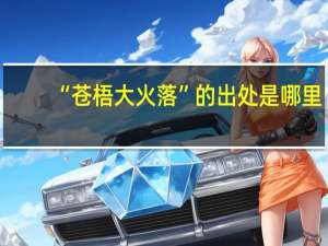 “苍梧大火落”的出处是哪里