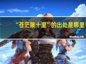 “苍茫陂十里”的出处是哪里