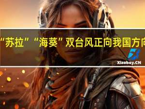 “苏拉”“海葵”双台风正向我国方向移动