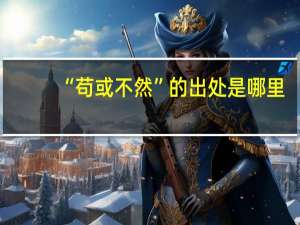 “苟或不然”的出处是哪里