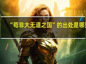 “苟非大无道之国”的出处是哪里