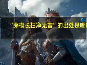 “茅檐长扫净无苔”的出处是哪里