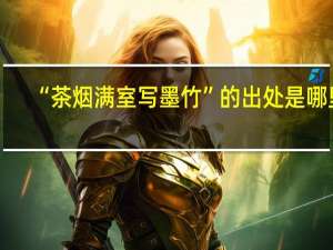 “茶烟满室写墨竹”的出处是哪里