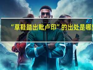 “草鞋踏出毗卢印”的出处是哪里