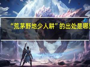 “荒茅野地少人耕”的出处是哪里