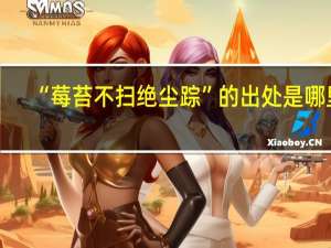 “莓苔不扫绝尘踪”的出处是哪里