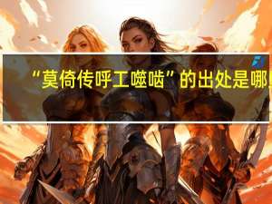 “莫倚传呼工噬啮”的出处是哪里