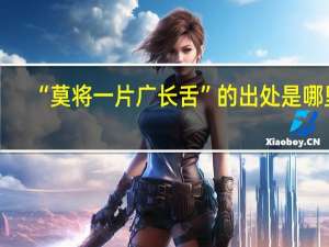 “莫将一片广长舌”的出处是哪里