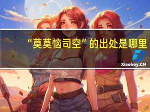 “莫莫恼司空”的出处是哪里